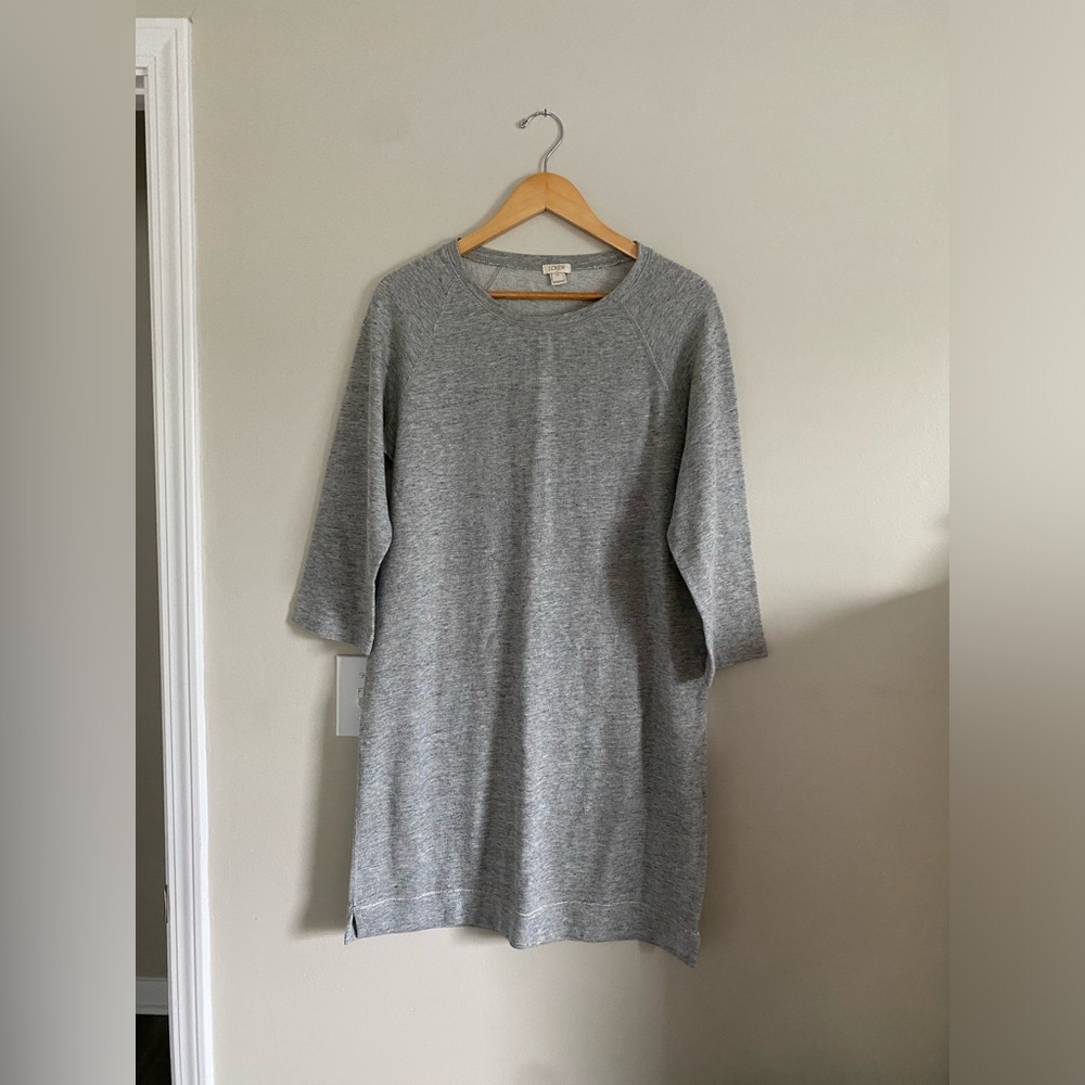 J Crew Factory Grey Sweater Dress Women’s Size Medium